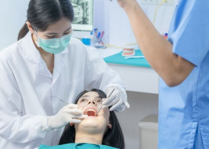 Professional dental cleaning and tartar removal at Jireh Dental Group.