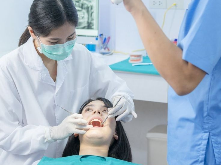 Professional dental cleaning and tartar removal at Jireh Dental Group.